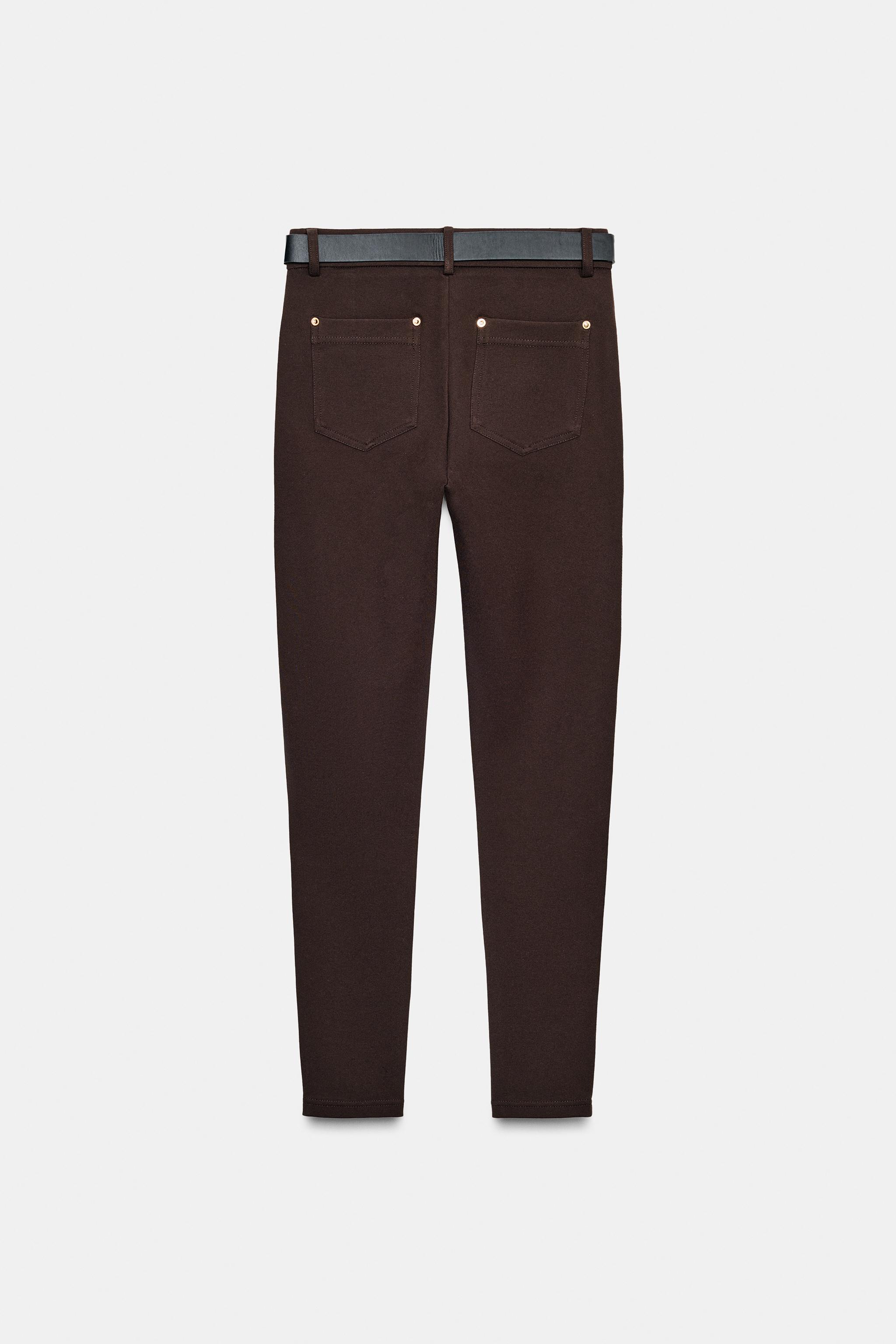 JEGGING TAILLE MI-HAUTE AVEC CEINTURE